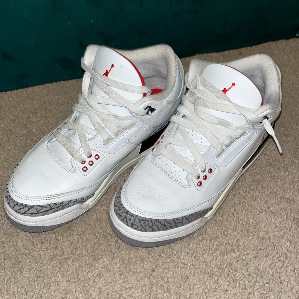 Air Jordan white cement 3s REIMAGINED